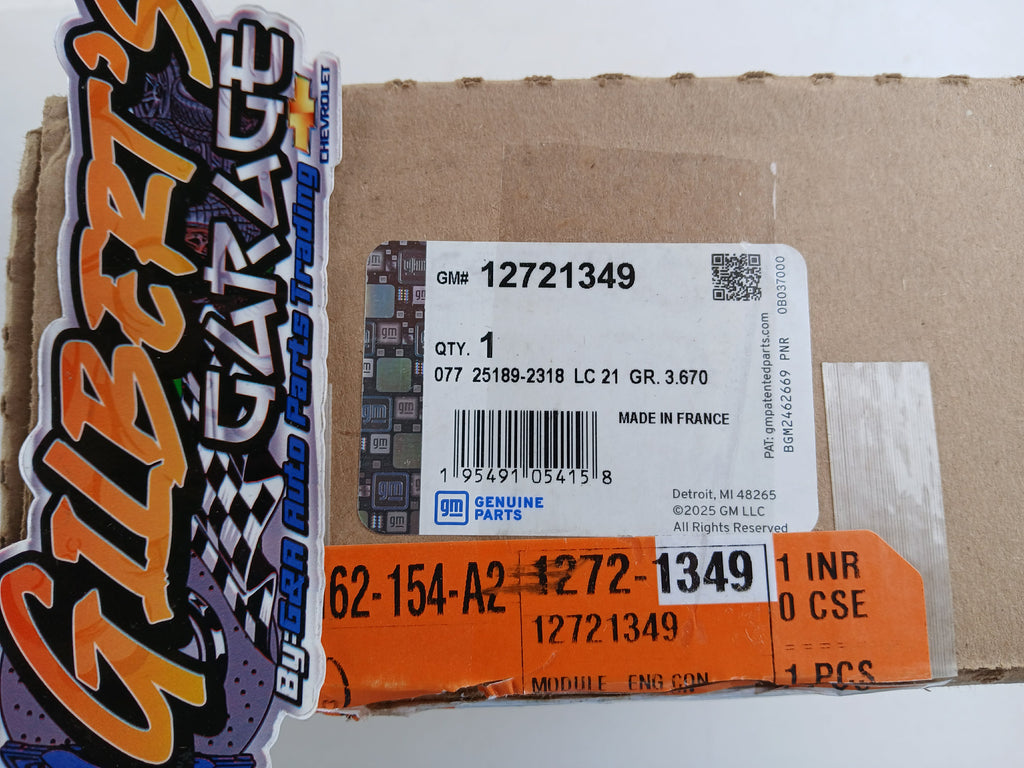 Engine Control Module / Unit - ECM / ECU - GM 12721349 55498187 55487860 - Chevrolet Trailblazer Colorado LT LTX LTZ Z71 4x2 4x4 2.5L 2.8L 2014-2020